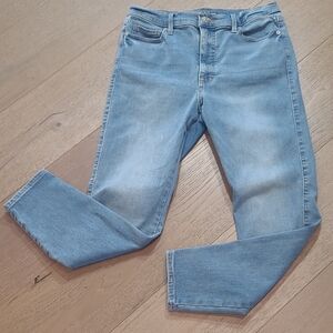 Lucky Brand Jeans Women's sz 4 Uni-Fit Mid Rise Skinny Crop Denim Jean